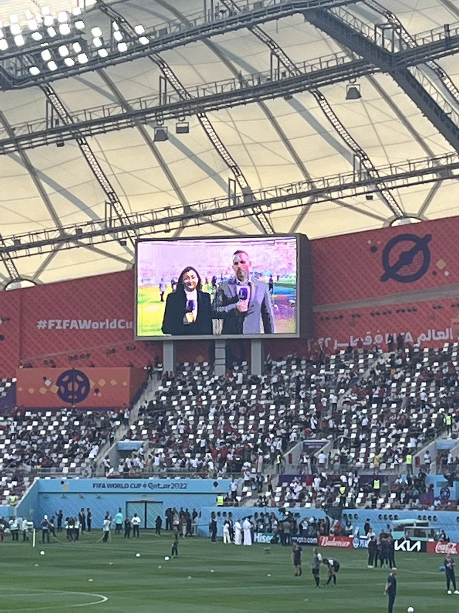 Come all this way to see <a href="/kristemple/">Kris Temple</a> doing the announcing 👍🏻