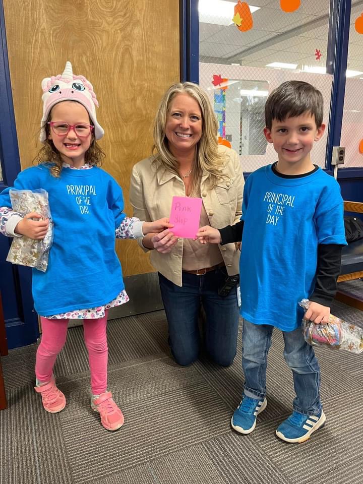 Last week I had the privilege of having 2 extra Principals of the Day helpers. They may have a slightly skewed view of what I do all day, but it was the best day of MY year so far! <a href="/WSDNews/">Waterford Schools</a>  #thefutureisbright