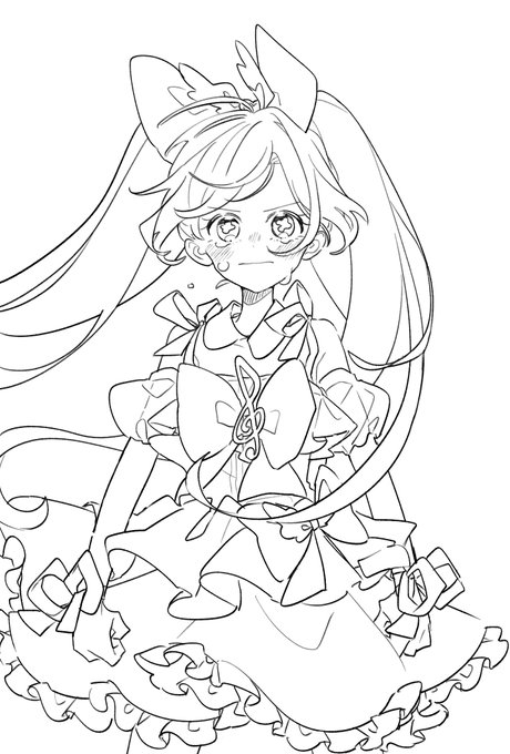 絵ねぇ色塗らない方が情報量ごちゃっとしてて可愛いんだよねぇ…… 