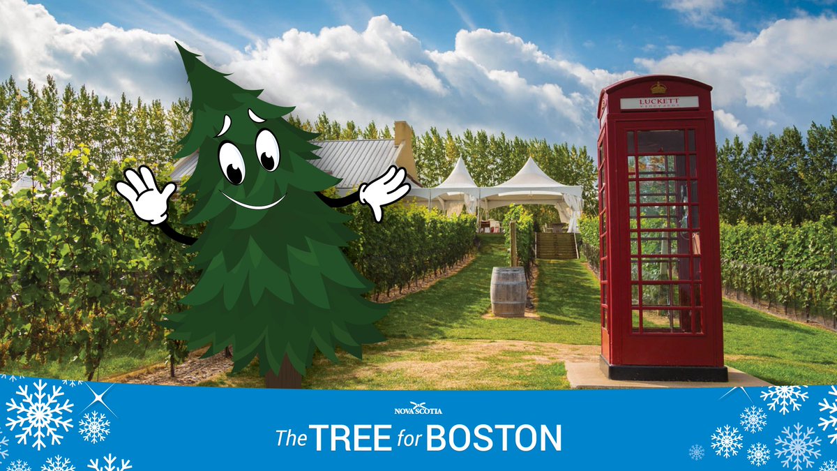 TreeforBoston's tweet photo. ☎️ Now we’re in Wolfville at Luckett Vineyards, visiting with the iconic red phone booth. You can make a call anywhere in North America using the phone! I could even call my new family down in Boston!
#NSFriendsForBoston #TreeForBoston https://t.co/jYt8jIMSxW
