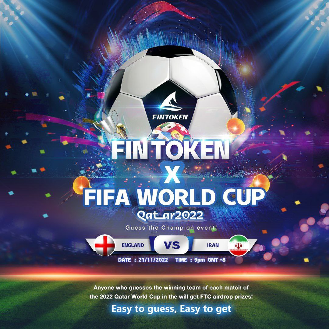 CgahaHanke's tweet photo. ⚽FIN TOKEN为2022世界杯打call⚽

关注：@FinTokenOffic @CgahaHanke

转发点心留地址，随机2人送出价值50usdt的FTC代币

另：官方群活动奖励更丰厚

全程64场比赛,场场竞猜谁获胜?
活动规则：见群置顶

活动地点：中文群📞 https://t.co/I4tjZ3t3rR https://t.co/kL2sZVrs7T