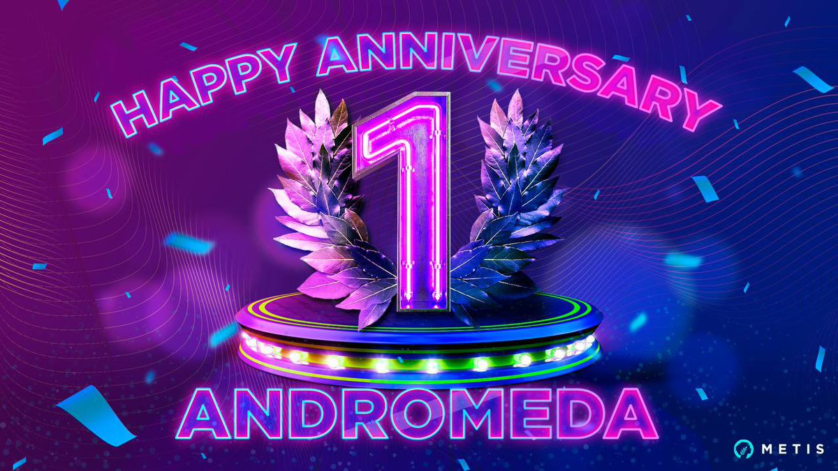 MetisAfrica's tweet photo. Andromeda anniversary was a blast💥
It's been an exquisite journey.
Many thanks to our beloved community and the amazing projects in the metis ecosystem that contributed to the growth of #Metis 🍃
@metisdao #MetisAndromeda #AndromedaWeek https://t.co/ler2rdNWS2