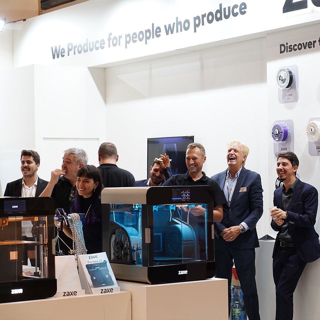 Zaxe3D's tweet photo. What an event this year’s Formnext was! It was fun seeing old friends and making new ones while at it. We thank everyone who visited our booth and @formnext_expo for such an amazing event. Until next year.

#zaxe #3dprinter #additivemanufacturing #formnext2022 #formnext https://t.co/HFjLXxjO5z