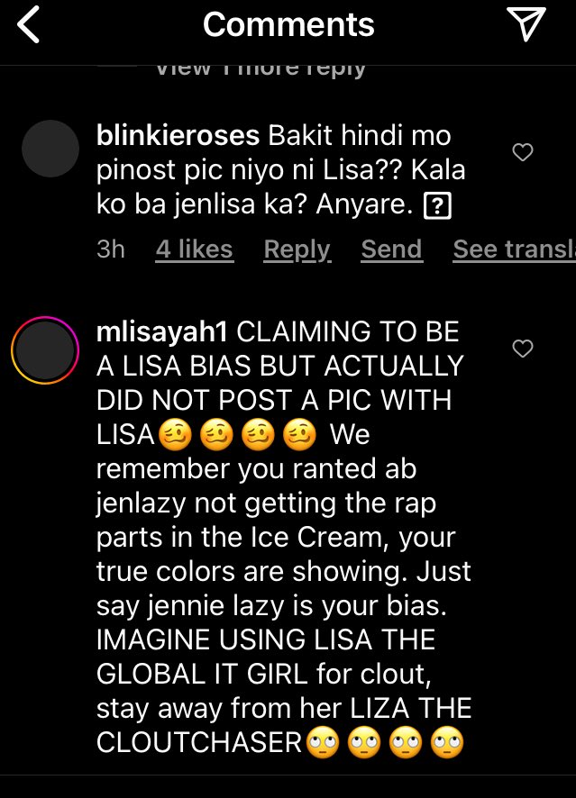 superstarjnkim's tweet photo. Lisards in liza's comsec on ig is so hilarious 😂😭 https://t.co/LqWntZ3XEd
