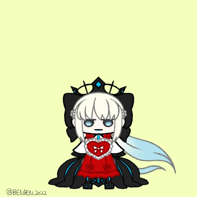 モルガンままのエプロンこんな感じです #fgo 