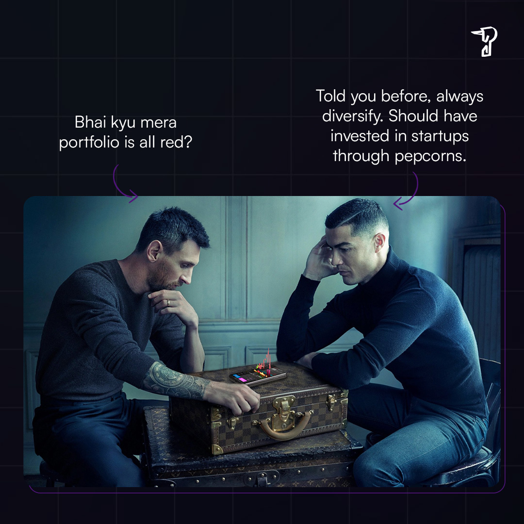 pepcorns's tweet photo. And that my friends, is how you balance risk and rewards in your investment portfolio- like a goat with Pepcorns!
.
.
.
#Messi #Ronaldo #pepcorns #Meme #Trend #Investment #investmentportfolio #GOAT #Trending #JoinPepcorns https://t.co/8yijiqjMiu