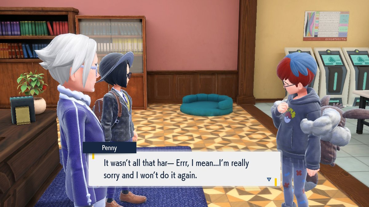 Digishares's tweet photo. I love her. Sarcastic, introverted techy weeb! #PokemonScarletViolet #NintendoSwitch https://t.co/NYGRBHx5xX