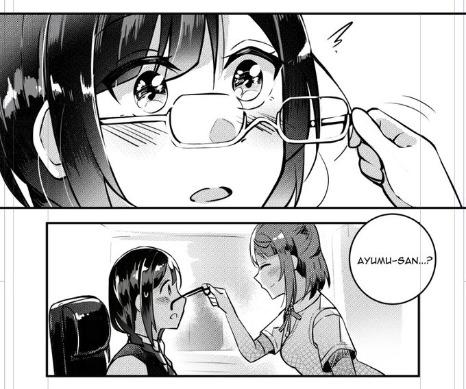 WIP for a comi about nana's glasses
#せつあゆ 