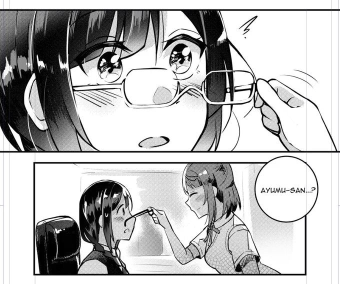WIP for a comi about nana's glasses
#せつあゆ 