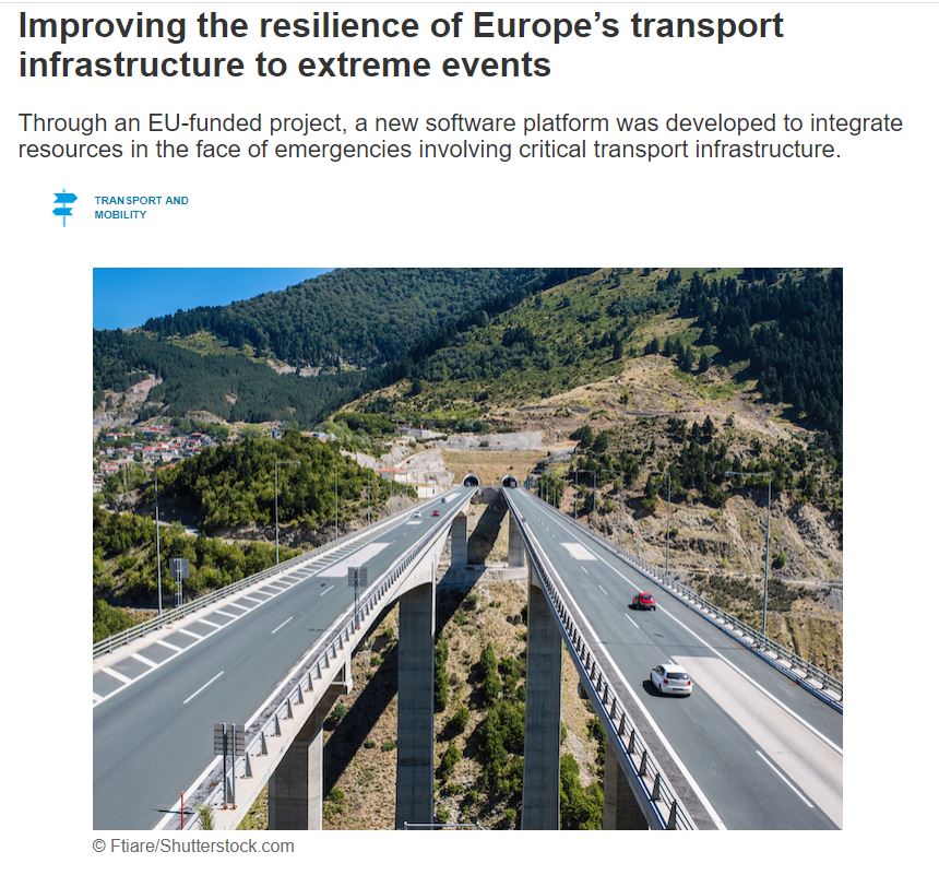 resistproject.eu - RESIST project
Critical transport structures are susceptible to a range of attacks. #Extreme #weather events, human-caused incidents &amp; cyberattacks could all disrupt the regular flow of transport across Europe. 

ℹ️ cordis.europa.eu/article/id/442…