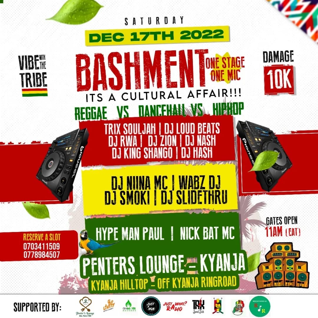 This December, we are going for #BASHMENT
start saving that 10k Uganda shillings.

If you having second thoughts on this!! Check out the posters below.