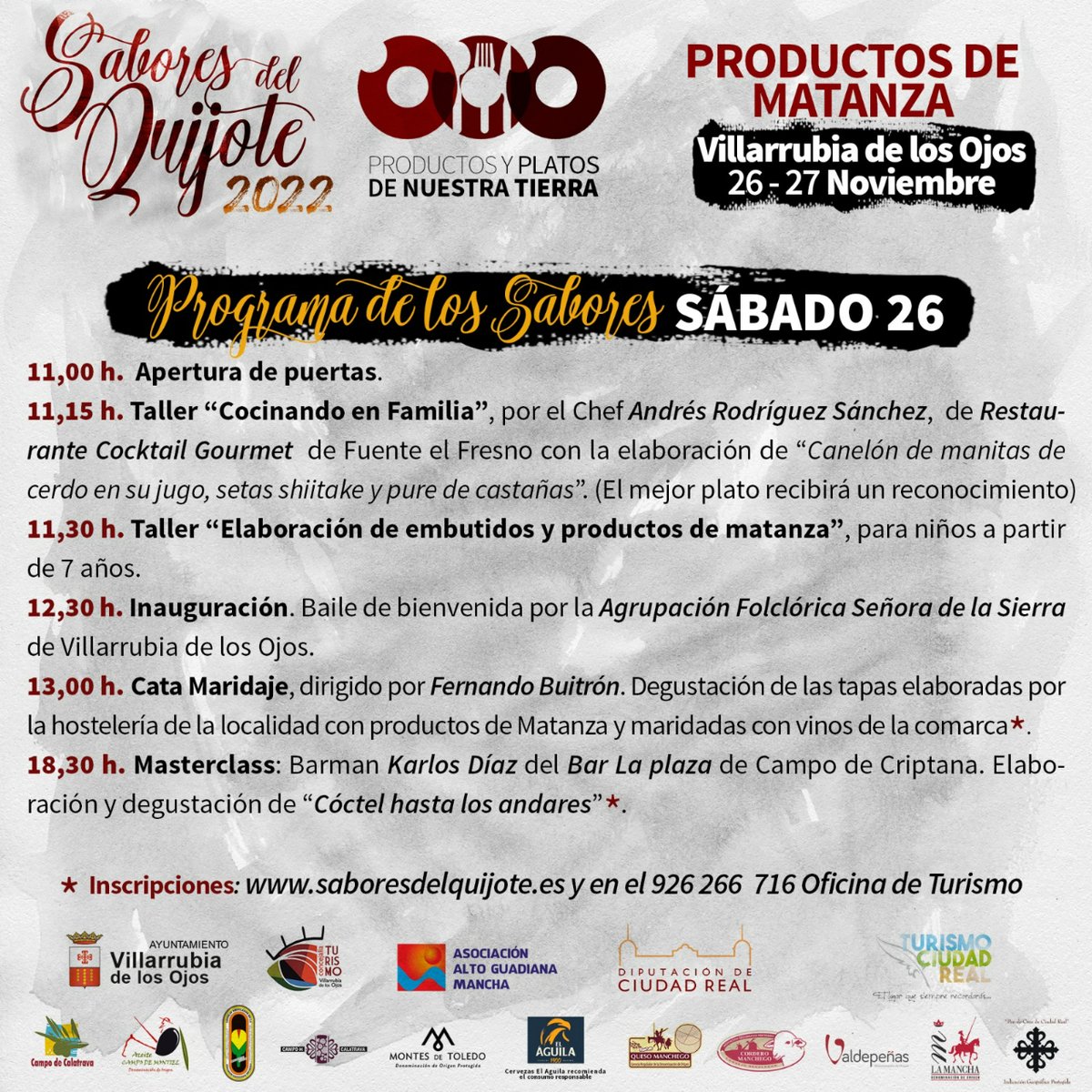VXcontigo's tweet photo. 🥂#BodegasElProgreso colaboramos en estos #SaboresDelQuijote en #VillarrubiadelosOjos
¡¡ Animaos y venid !! 😋😋 https://t.co/rw3FhyEotP
