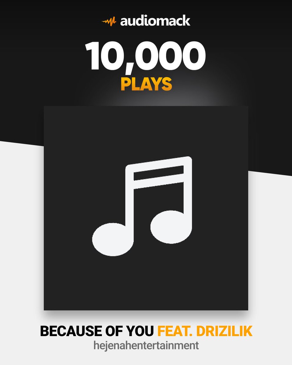 HejenahE's tweet photo. Track (1) “Because of you” @rahim_dewezard ft. @drizilik hits 10k streams on Audiomack

https://t.co/Ncy7aDjmEQ

Kindly continue to stream “#MMIF” album on Audiomack 

#hejenahentertainment #mmif #SierraLeone #SaloneTwitter https://t.co/QdRu6zsrn8