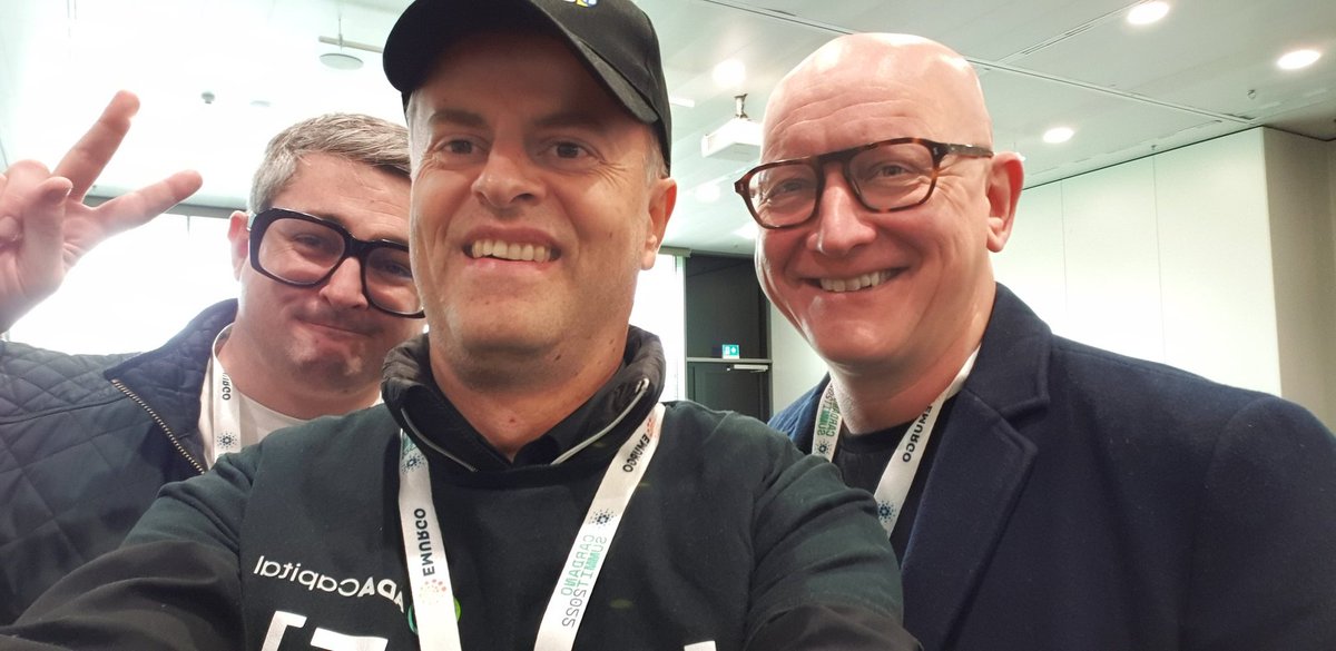ada_capital's tweet photo. #CardanoSummit2022 wouldn't be complete without me crashing @timbharrison @benohanlon conversation and bringing them up to speed with #ADACapital and #CardanoBI.
#BuildingOnCardano https://t.co/kzQn0vFI3V