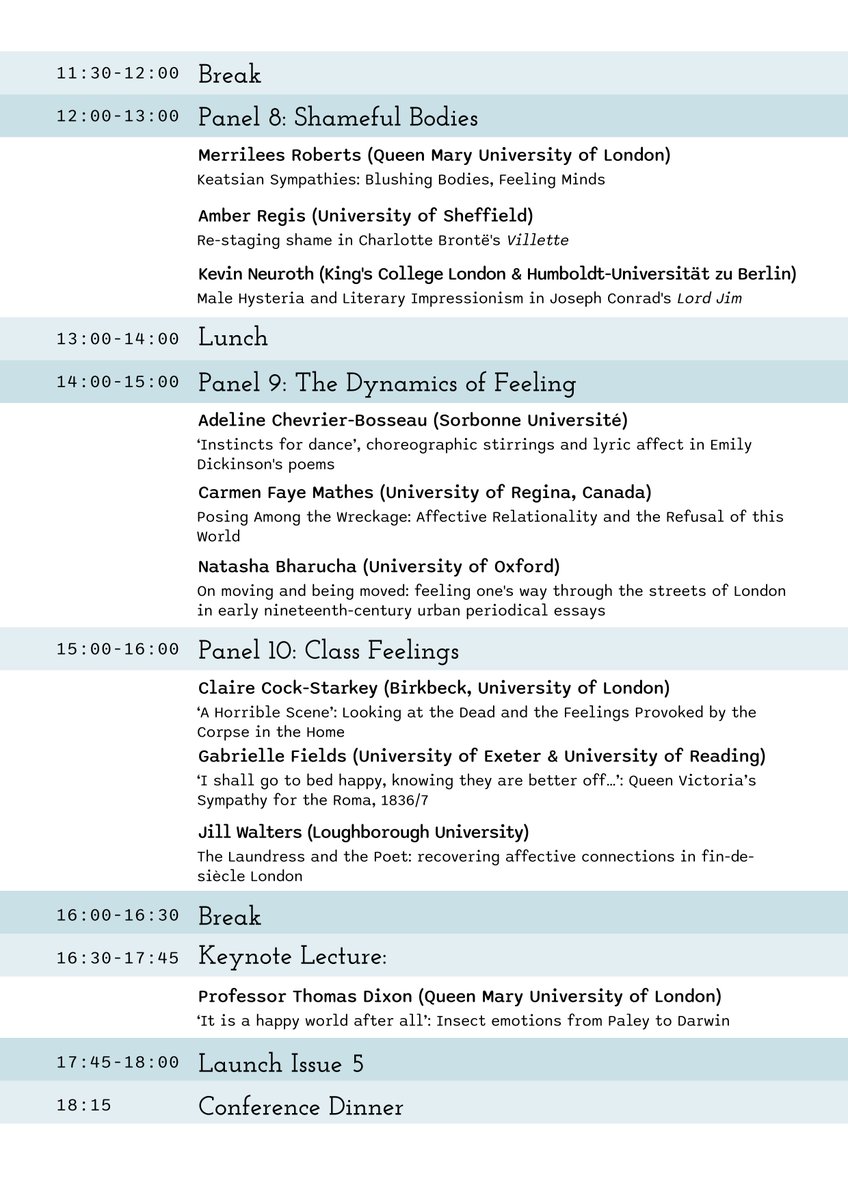 Romance, Revolution & Reform (@rrrjournal) on Twitter photo We are pleased to present our full programme for 'Feeling in the Long Nineteenth Century', 13-14 January 2023! 🎉 In-person registration is now OPEN: feelinginthelong19c.eventbrite.co.uk (all instructions below). Join us for what promises to be an astonishing event at <a href="/TrinCollCam/">Trinity College</a>. We are pleased to present our full programme for 'Feeling in the Long Nineteenth Century', 13-14 January 2023! 🎉 In-person registration is now OPEN: feelinginthelong19c.eventbrite.co.uk (all instructions below). Join us for what promises to be an astonishing event at <a href="/TrinCollCam/">Trinity College</a>.