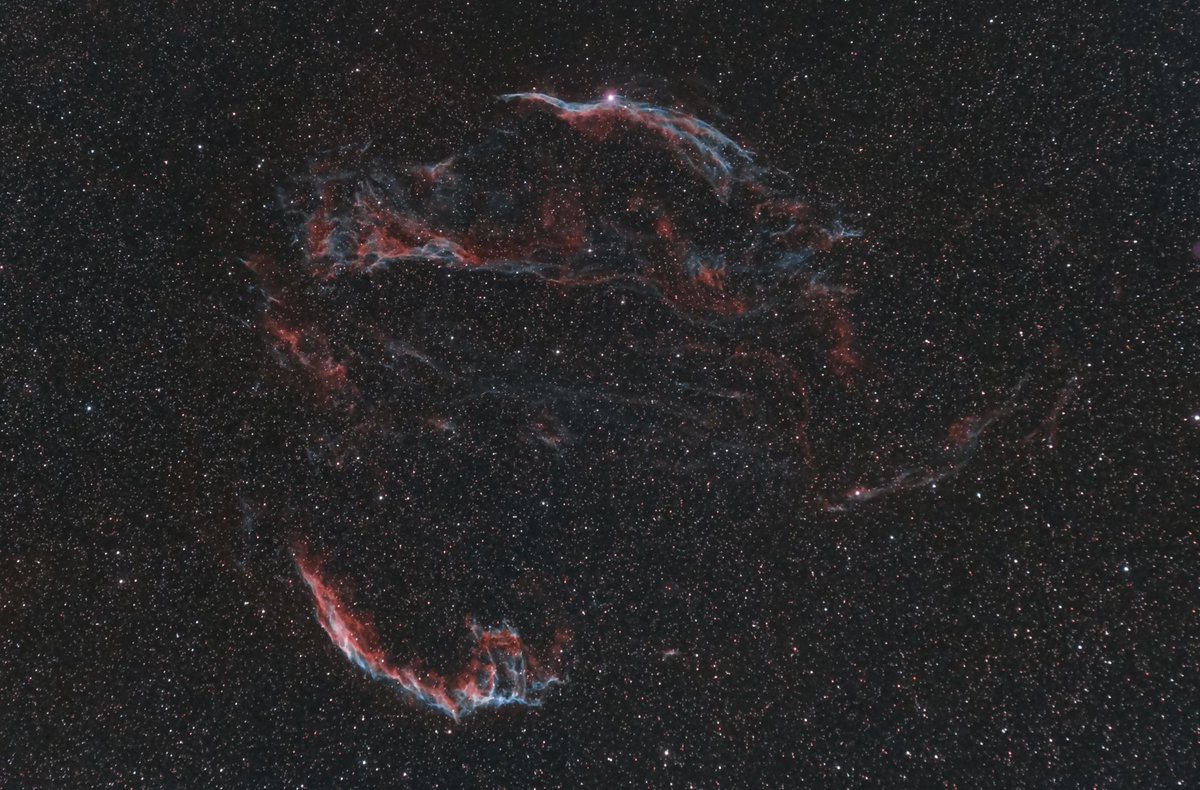 myboy_bubba's tweet photo. Re edit of the veil nebula this time using pixinsight. I have a lot to learn with that but this is a huge improvement already https://t.co/CB8rRxS5za