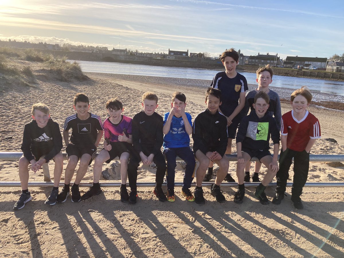 A wee run to the East Beach today with Mrs Russell’s running club.  🏃‍♂️🏃‍♀️
