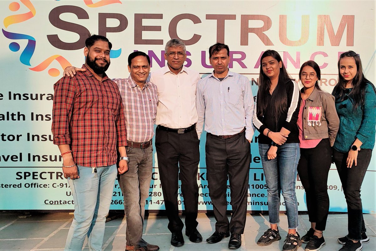 SpectrumInsura2's tweet photo. The Spectrum team is delighted with its success in creating flawless moments at every turn.
.
.
#SpectrumInsurance #SpectrumBroking #BefikarHamesha #Insurance #Lifeinsurance #Success #Party #Moments #team https://t.co/YW0koaIRt7
