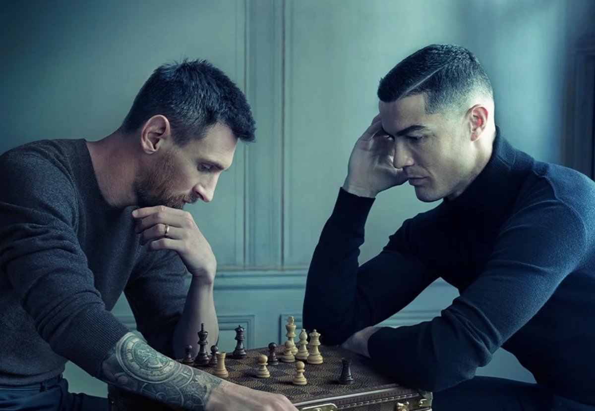 Here's a look at how two of the greatest players in the modern era shook the football world with a campaign for Louis Vuitton and how much they charged LV for a social media post. 💸 Check it out! ➡️ bit.ly/3ErBQrk #FanPark