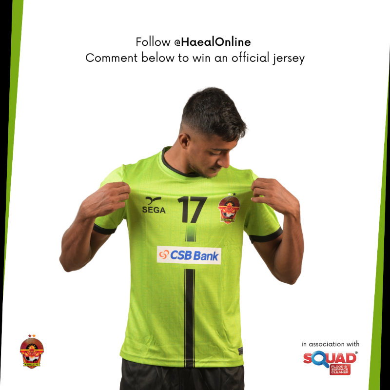 GokulamKeralaFC's tweet photo. Malabarians have a new "Official Hygiene Partner" 🧴for the season. 🙌🏽
We are delighted to announce @HaealOnline - SQUAD as our "Official Hygiene Partner" for the season. Follow @HaealOnline to win an official I-League kit. 👕✅
#Malabarians #GKFC #HeroILeague #HygienePartner