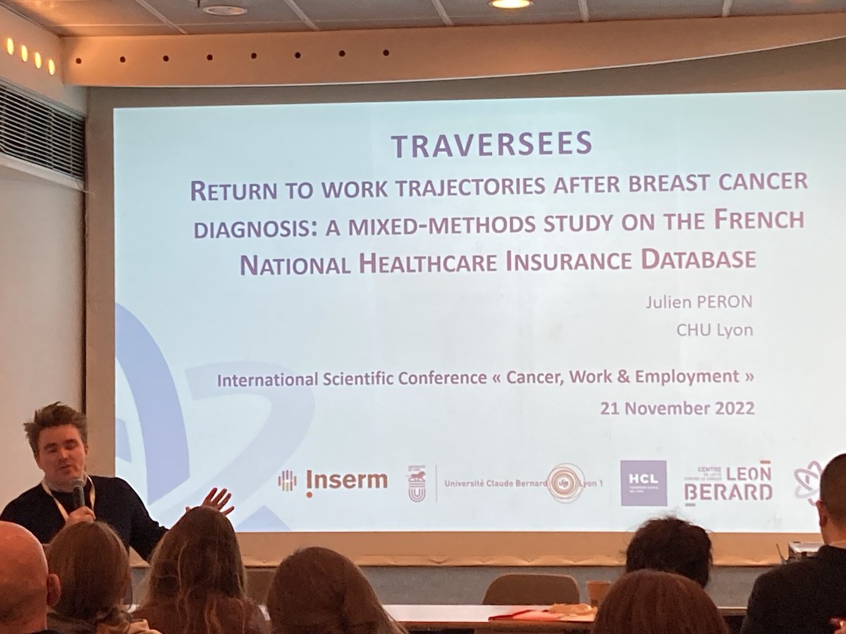 Marion Lamort-Bouché (@lamortbouche) on Twitter photo <a href="/julienPERON8/">julien PERON</a> présente #TRAVERSEES #CANCER #RETURNTOWORK #EMPLOYMENT conférence <a href="/Institut_cancer/">Institut national du cancer</a> analyse pour développer et discuter des méthodes de mesures de retour au travail après le cancer du sein @canceroCLARA @HESPERequipe <a href="/julienPERON8/">julien PERON</a> présente #TRAVERSEES #CANCER #RETURNTOWORK #EMPLOYMENT conférence <a href="/Institut_cancer/">Institut national du cancer</a> analyse pour développer et discuter des méthodes de mesures de retour au travail après le cancer du sein @canceroCLARA @HESPERequipe