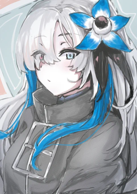 ネモフィラじゃ寒い季節になってきた?#ヰ世界情緒美術部 