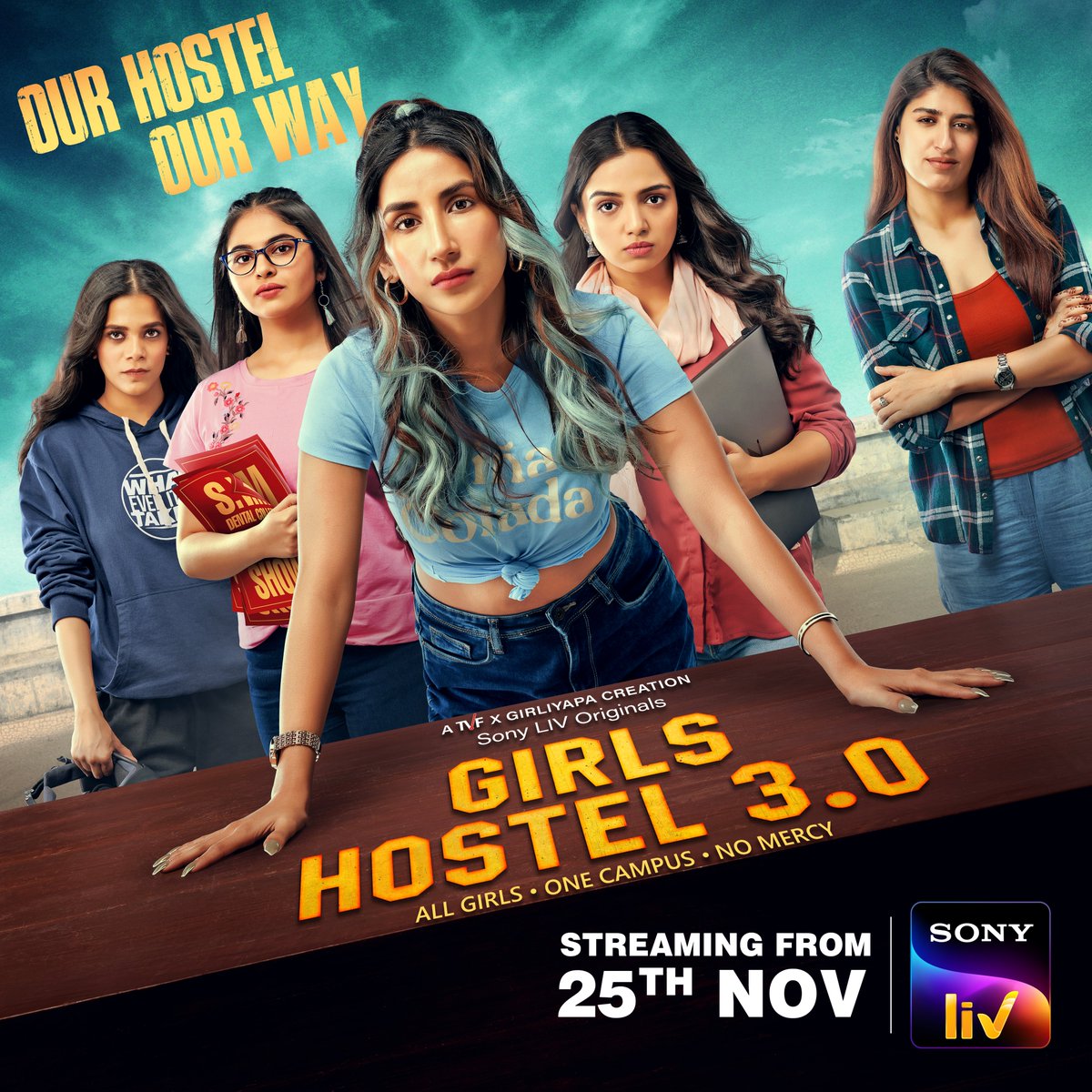 Hindi series #GirlsHostel Season 3 will premiere on SonyLIV on November 25th.

Trailer: youtu.be/lG2eNCjiVx8