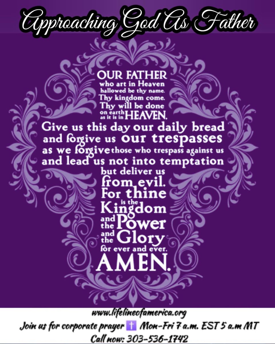 PastorMichaelH's tweet photo. Good Morning Prayer Family &amp; Twitter Friends. Today's Topic &amp; Scripture Lessons is Approching God as Father
Luke 11:2-4 James 1:12
#ApprochingGodasFather
#BeakingThrutheWallofUnans Luke11v2
#Lifelineofamerica 
#touchandagree #PrayerFamily 
Read Through The Bible Ezekiel 16-17Jam3 https://t.co/ieKTWtWV1Y