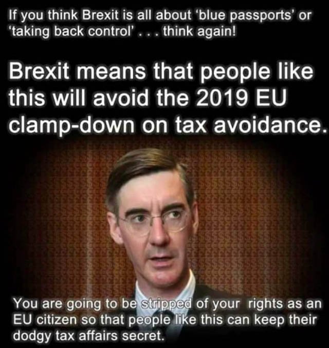 Bliadhnaichean's tweet photo. @hawkins_carole @TournierJeanPi2 @Glasairman1 @ByDonkeys Here's one of #JacobReesMogg(#TaxEvader💰)/#JacobReSmog🎩🧐:
#MakeTaxFair #EndTaxHavens💰🏝 https://t.co/pDCci4TYPm