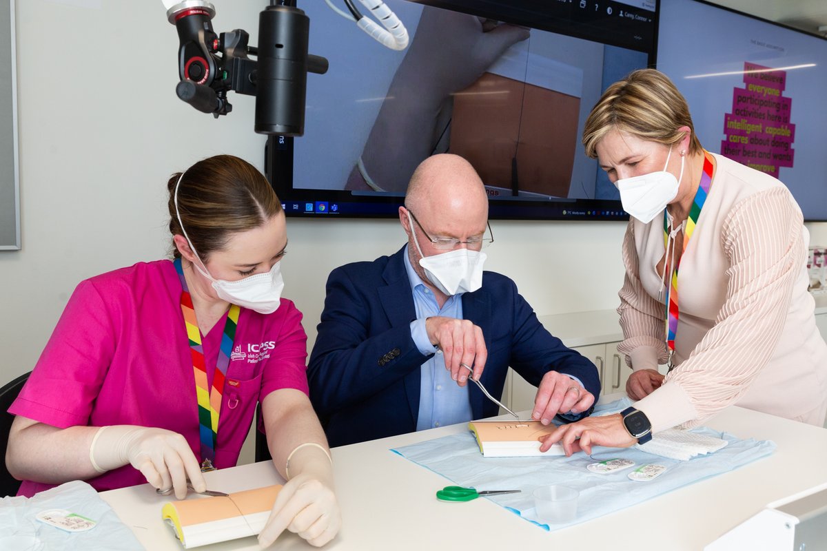 GalwayCMNHS's tweet photo. NEWS: International excellence in medical education award for @uniofgalway School of Medicine. 
The International Association for Health Professions Education (AMEE) gave the Irish Centre for Applied Patient Safety &amp; Simulation (ICAPSS) an Excellence Award https://t.co/O1cj8vJG87 https://t.co/h9yQmJio3E