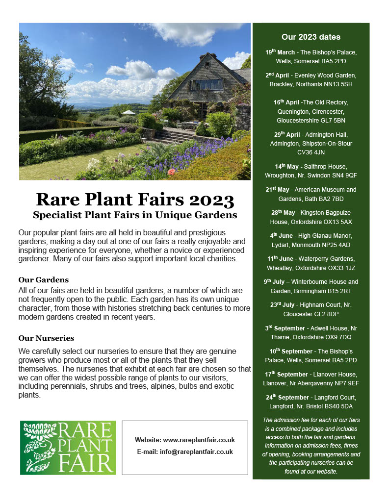 Rare Plant Fair on Twitter "Making the most of a wet weather day by