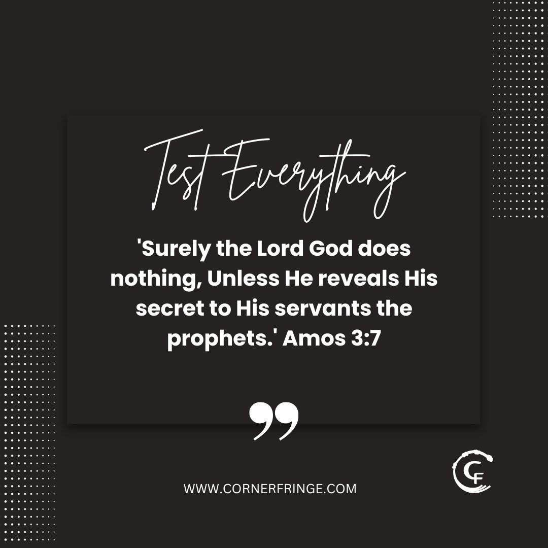 CornerFringe's tweet photo. The Father has given us His Word to examine and study so that we may know Him and discern what is of Him and what is not.
https://t.co/oRudwMJd1I
#hermeneutics #bibleinterpretsbible #testeverything #studytoshowyourselfapproved #discernment https://t.co/uALWZbvE3S