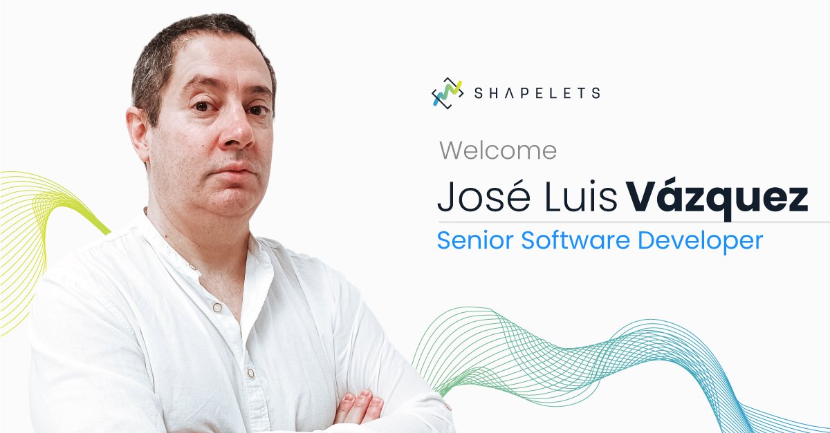 shapelets's tweet photo. Here's some good news to kick off the week! 

@Shapelets is proud to welcome Jose Luis Vazquez! 👏

It's a pleasure to have Jose Luis on board as our Senior Software Developer. 🚀

#talent #hiring #team #datascience #shapelets #softwaredeveloper https://t.co/y6Uwgw7rUm