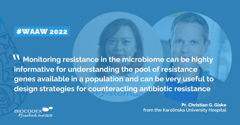 💊#WAAW 2022
Pr. Christian G. Giske from @karolinskainst explains how #microbiota could help researchers to tackle resistance to #antibiotics

#Antimicrobials: #HandleWithCare
#AntimicrobialResistance #AMR #WorldAntimicrobialAwarenessWeek
👇
biocodexmicrobiotainstitute.com/en/pro/antibio…