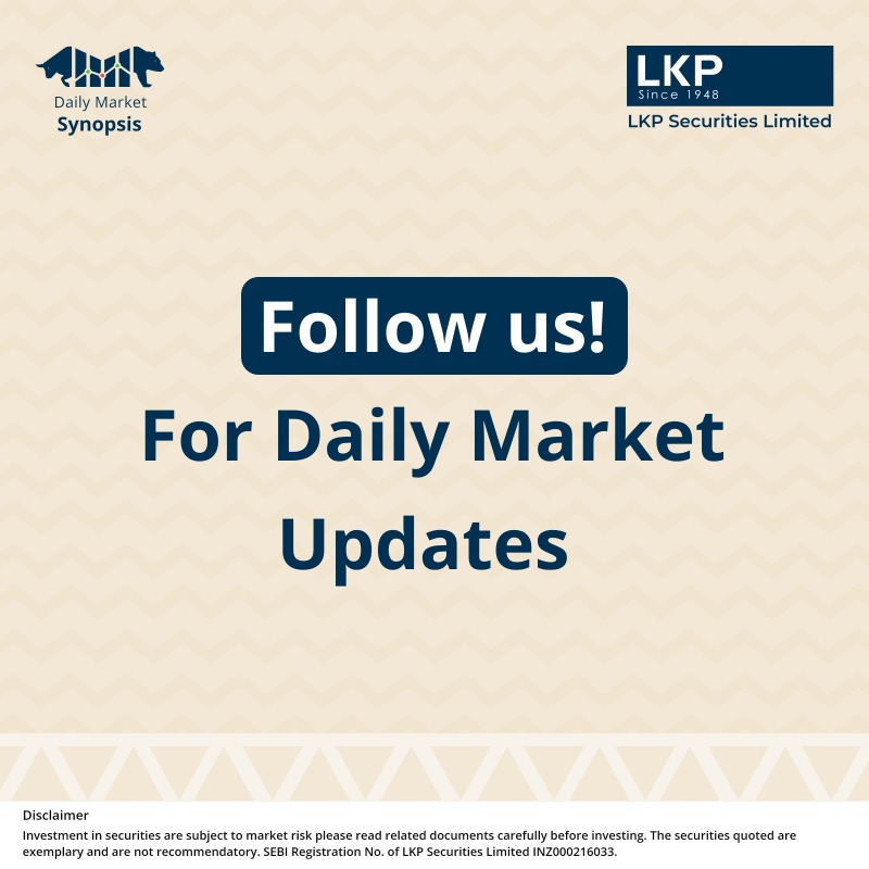 LKPSECURITIES's tweet photo. Here is the Daily Market Synopsis!

Follow for more updates.

#lkpsec #lkpsecurities #dailymarketupdates #stockmarket
#bse #nse #comodities #currency #hindalco #ongc #adani #bpcl #airtel #axisbank #investments #stockmarketguide #gold #rupeevsdollar
#stockoftheday #stocks #invest