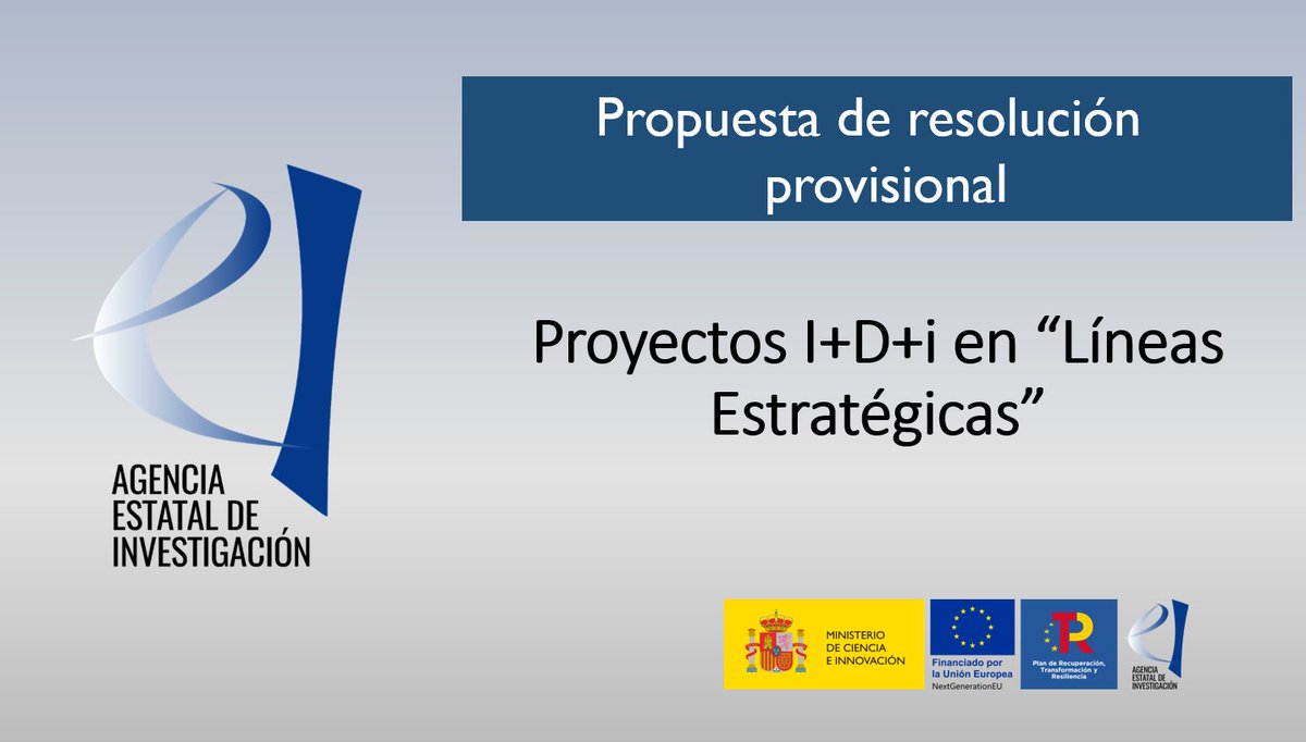 Agencia Estatal de Investigación tweet media