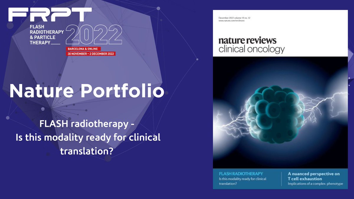 FlashRPT's tweet photo. 📢 @NaturePortfolio recently published a paper on the clinical translation of #FLASHradiotherapy. 

👏 We want to congratulate the amazing team working on this paper, @VozeninC, Jean Bourhis and Marco Durante.  

➡️ https://t.co/iun1jUuQyb  

#FLASHrt #Radonc #FRPT2022 https://t.co/RGq6bP08UG