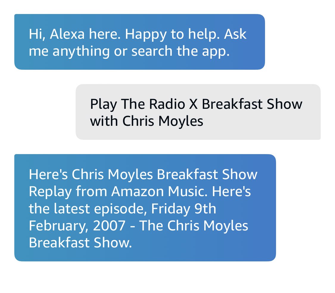 JoggerM's tweet photo. It’s a good job @alexa99 wasn’t Chris’s partner!! #AmazonFailsAgain https://t.co/RjJPqQGMD3