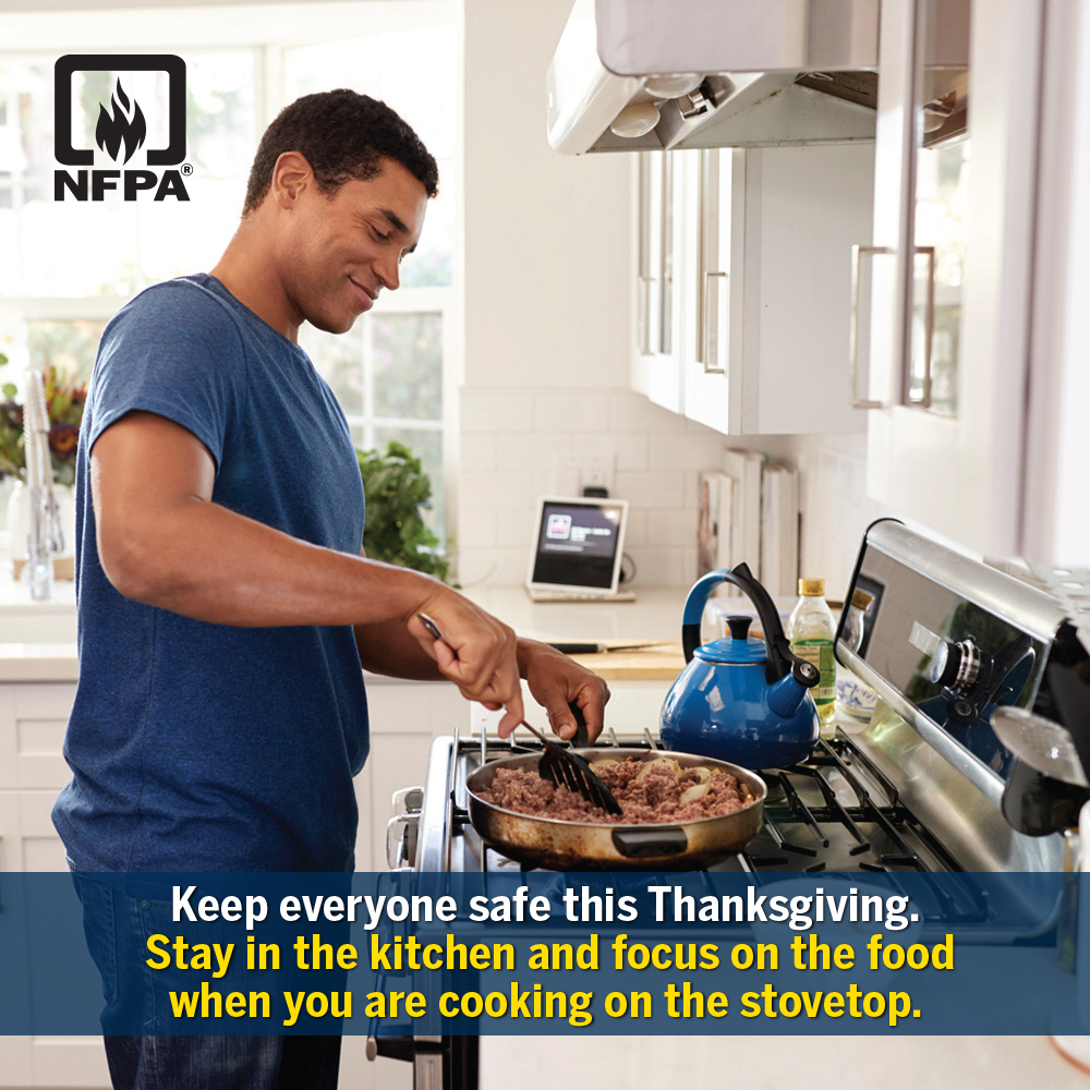 PalmHarborFR's tweet photo. Thanksgiving Safety Tips:
Unattended cooking was by far the leading contributing factor in cooking fires and fire deaths.#nfpa https://t.co/OVm03dgcLa