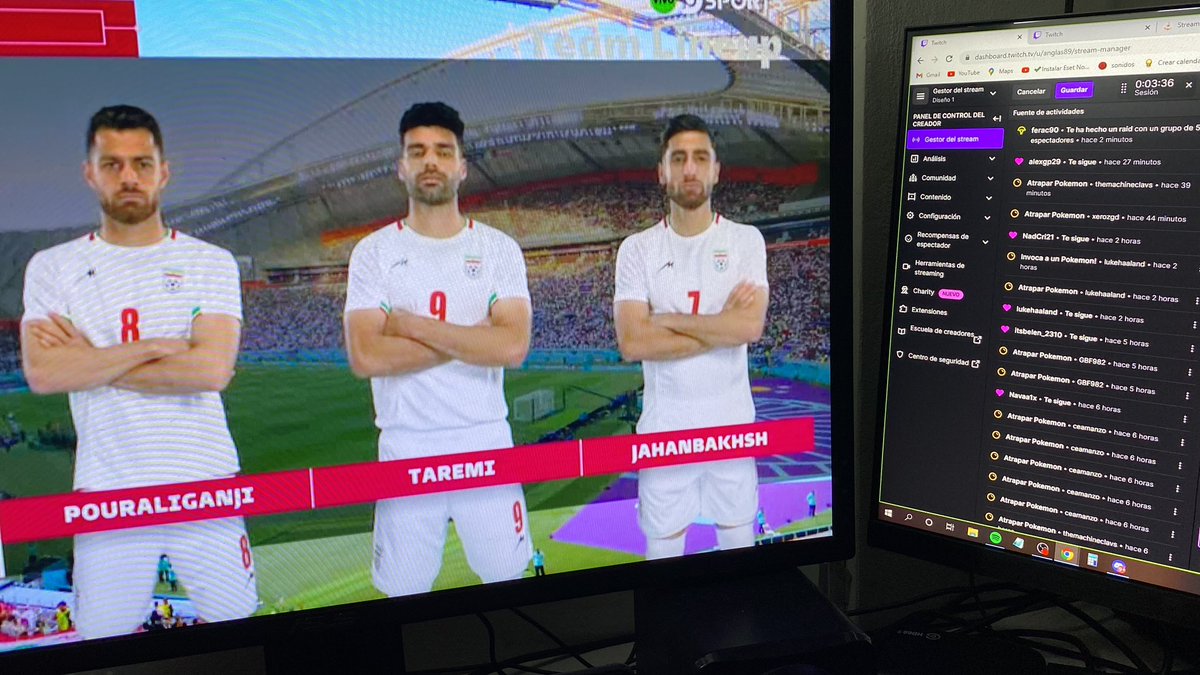 Anglas891's tweet image. Gente ya estamos transmitiendo el partido vía Discord pueden entrar a mi canal de Twitch 🥳❤️