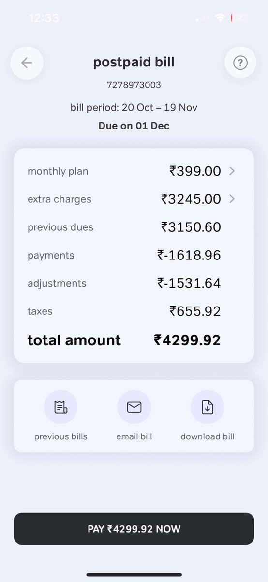 donazie's tweet photo. @Airtel_Presence @airtelindia - This is the second time in a row that exorbitant bill has been generated on my mobile number due to “International Roaming Charges” being levied on my number for 7 days whereas the International roaming activation was not requested from my side. https://t.co/mntKYJ7qFN