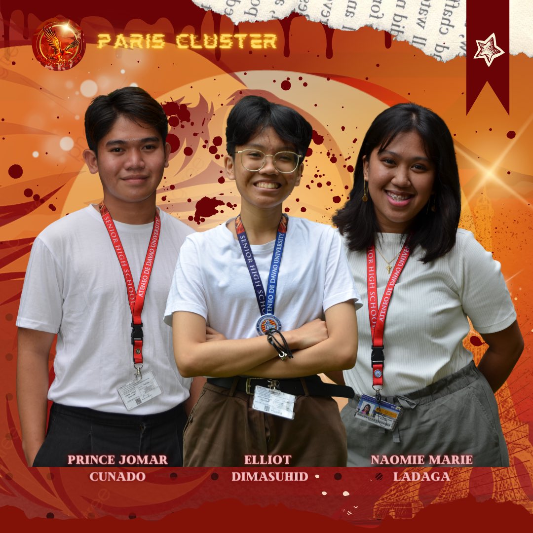 LupadParis's tweet photo. IBANDERA MO!

The cluster extends their gratitude to the following artists!
Prince Jomar Cunado
Elliot Dimasuhid
Naomie Marie Ladaga
Babe Aurielle Kho 
Karl Ryan Taripe 
Fiona Gabrielle Taglucop
Charles Jaymarc Pascual 
Ysha Louise Danielle Bayotas  
Gene Earl Benedict Sobrevega https://t.co/wW1k4696zu