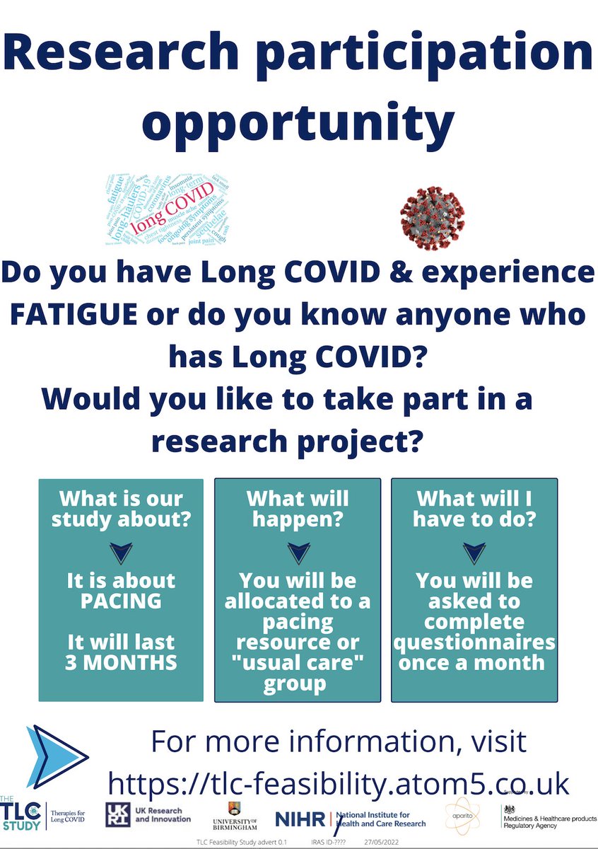 kamleshkhunti's tweet photo. Please help with this important study on #LongCovid 

@drmelcalvert https://t.co/dsi9cq3wm6
