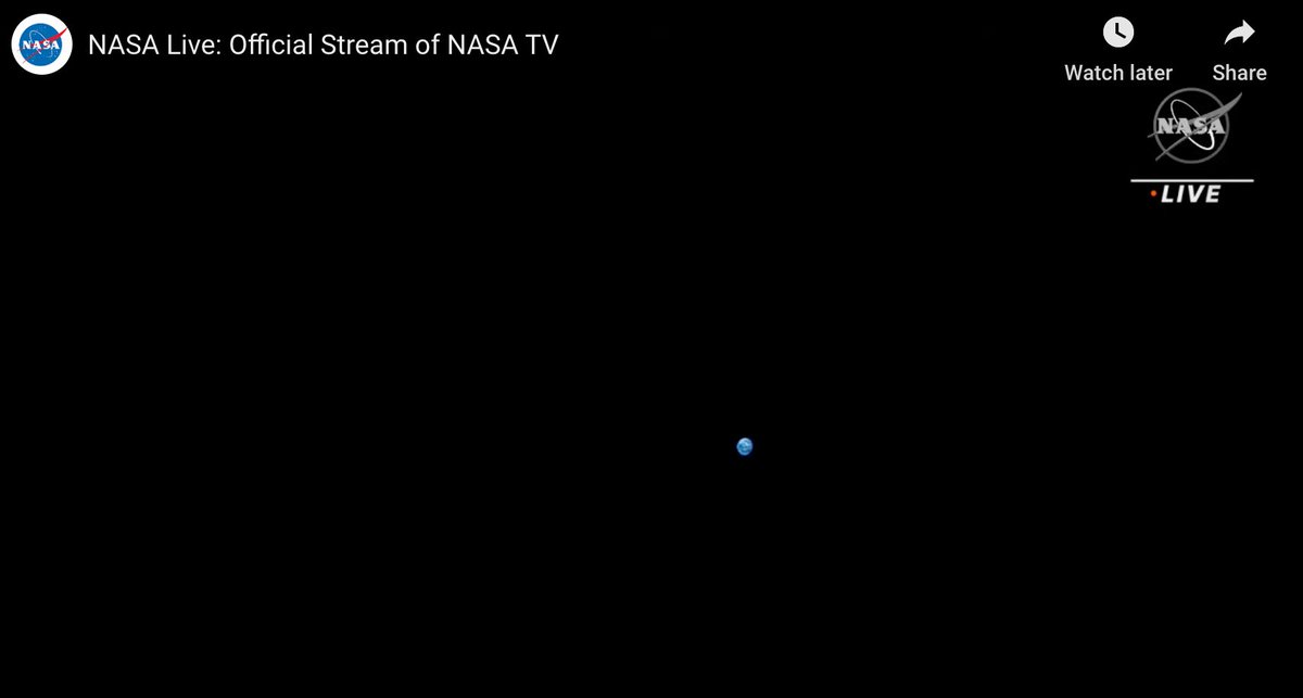 SpaceDavenport's tweet photo. Pale blue dot. https://t.co/htT1pOT5Vg