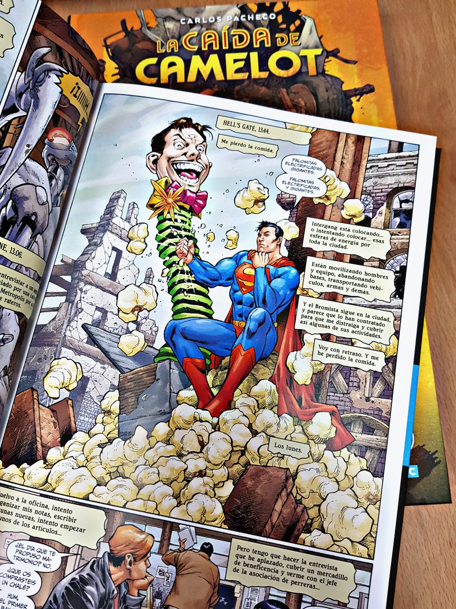 Todo lo que diga de #CarlosPacheco se queda corto; asi que mejor que sus dibujos hablen por si solos.
El 22/11 <a href="/eccediciones/">ECC Ediciones</a> nos da una nueva oportunidad de tener  #Superman La caída de Camelot, con entrevista incluida.
Siempre Pacheco 
#dccomics