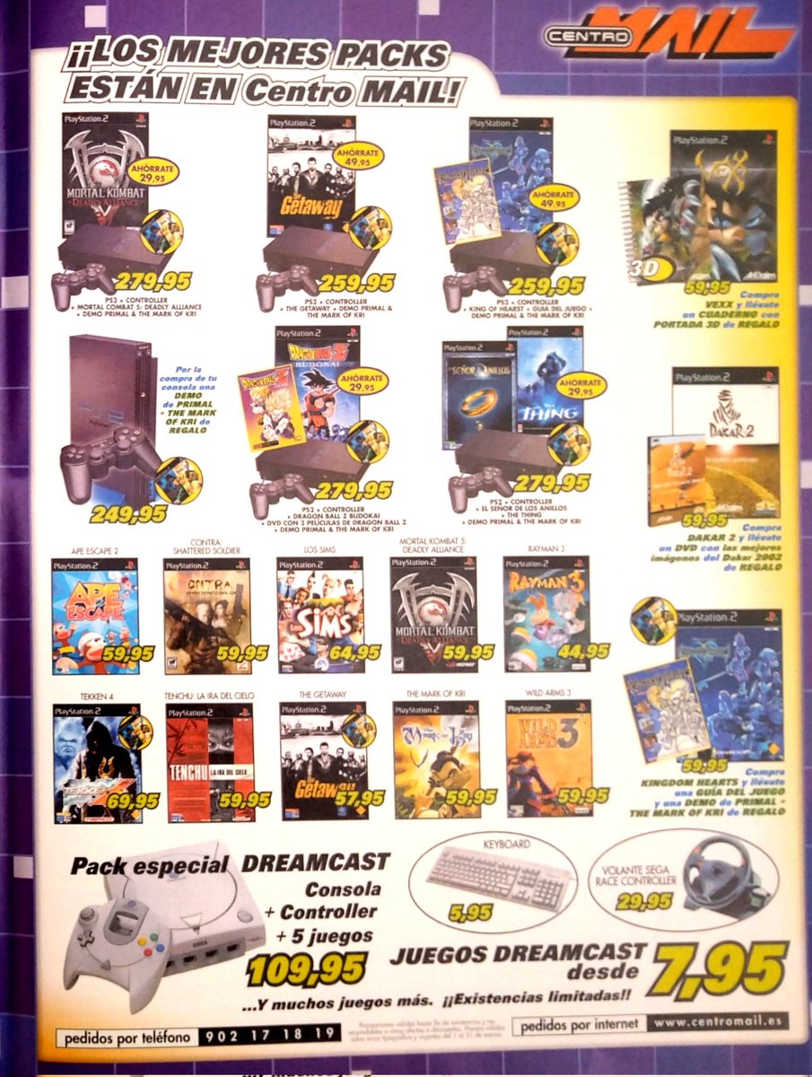 TMegaCartridge's tweet photo. Ninios, mirad qué ofertacas
en Centro Mail.
¡Elegid bien, qué llega el
viernes negro!
#CentroMail #BlackFriday
#RetroCompras #Videojuegos https://t.co/7dOKvR3yCw