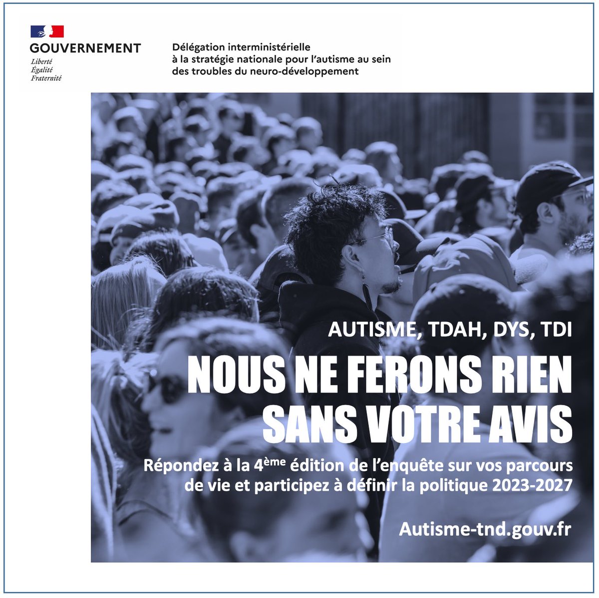 CLAIRE COMPAGNON (@ccompagnon_) on Twitter photo #Autisme #TDAH #DYS #TDI vous êtes concernés ou parent/aidant, répondez à l’enquête sur vos parcours de vie et participez ainsi à définir la politique 2023-2027 <a href="/Solidarite_gouv/">Ministère des Solidarités</a> Le questionnaire <a href="/IpsosFrance/">Ipsos France</a> est ici 👉…gie-autisme-et-neuro-developpement.fr/ftp/PAV2C.asp?… #Autisme #TDAH #DYS #TDI vous êtes concernés ou parent/aidant, répondez à l’enquête sur vos parcours de vie et participez ainsi à définir la politique 2023-2027 <a href="/Solidarite_gouv/">Ministère des Solidarités</a> Le questionnaire <a href="/IpsosFrance/">Ipsos France</a> est ici 👉…gie-autisme-et-neuro-developpement.fr/ftp/PAV2C.asp?…