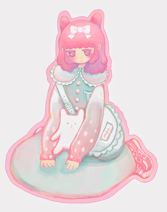 ステッカーかな～アクキーかな〜かわいいな〜 