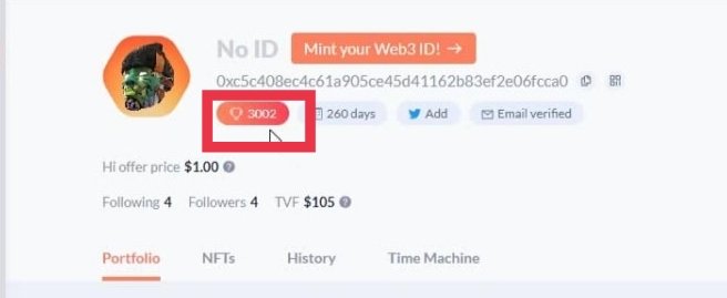 😜Don't miss today's Video guys 🏆It's about @DeBankDeFi 😁U would have already heard of web3 ID minting, but it need $96 🤔That's a lot, so I found out easiest way to get into top 50k users to mint it for FREE ✅Tested & working ✌️with & without fund 🪙might be 🪂 💙 🔁