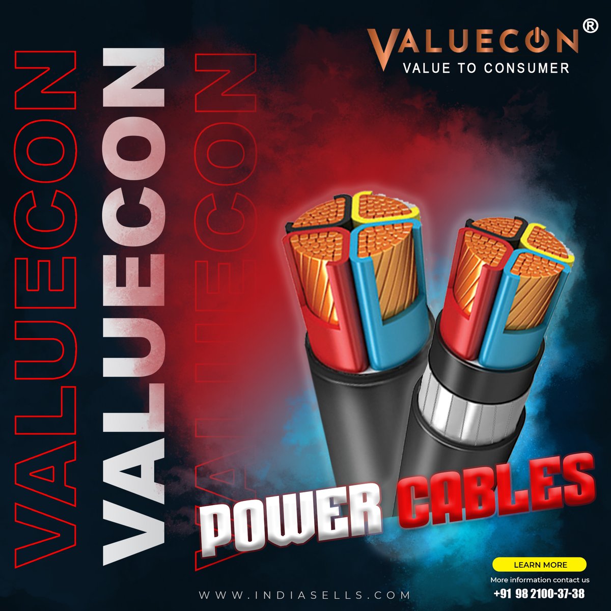 valueconind's tweet image. VALUECON Power Cables are designed to withstand any and all mechanical and electrical exertions such as water, wind, chemicals, oil &amp;amp; power surge - to ensure long life and reliable application. #PowerCables #XLPECables #LTCables #FourCoreCables #Valuecon buff.ly/3AwPCrA